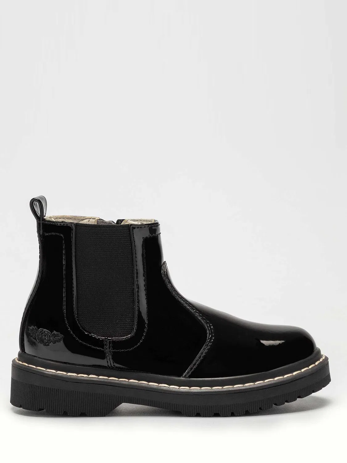 Челси Lelli Kelly Black Patent Ruth, черный