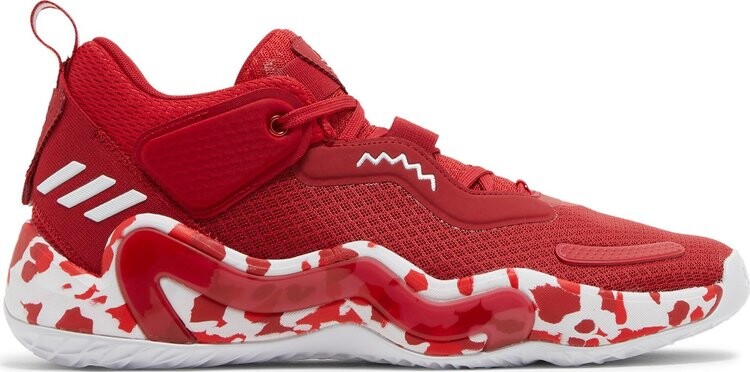 

Кроссовки Adidas D.O.N. Issue #3 'Paint Smudge - Team Power Red', красный