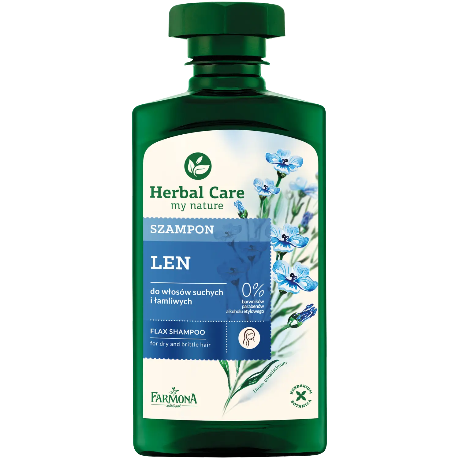 

Herbal Care Len шампунь для волос, 330 мл