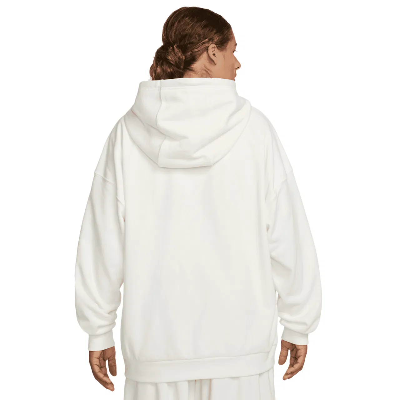 Мужское худи Nike Club FT Oversized Pullover, цвет Sail — фото 3