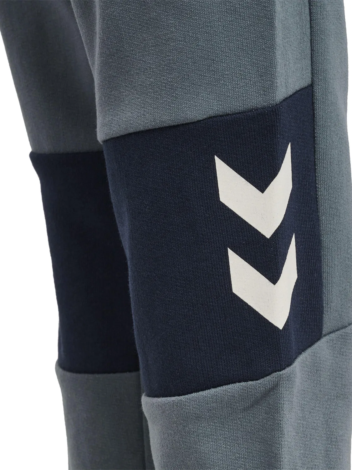 Детские спортивные штаны с регулируемой талией Hmlsamson Hummel, Bunt Blaugrau Schwarz — фото 3