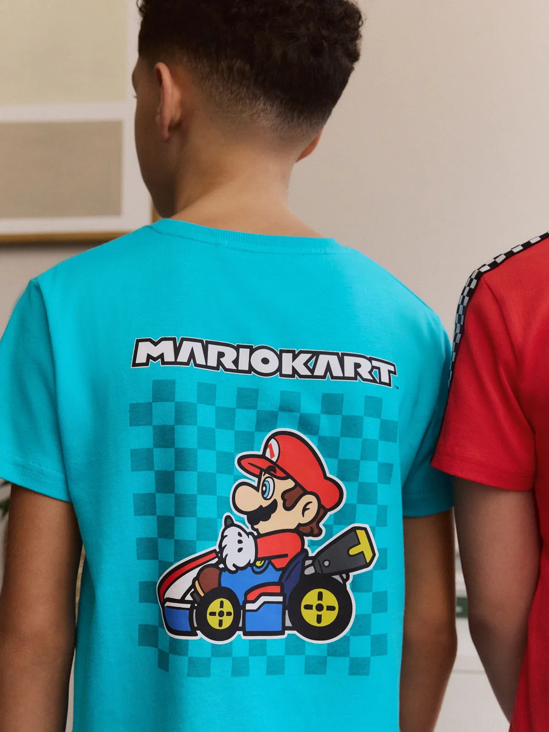 Пижама Mario Kart, 2 шт. Next, синий/красный — фото 3