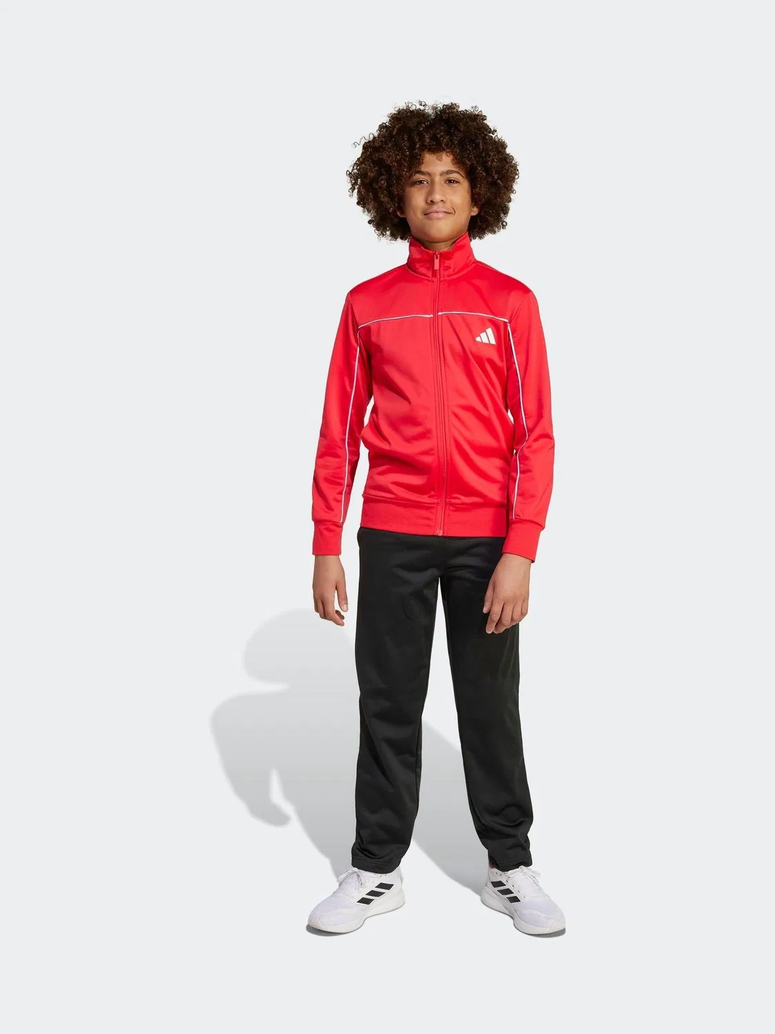 Спортивный костюм, трикотажный adidas, красный