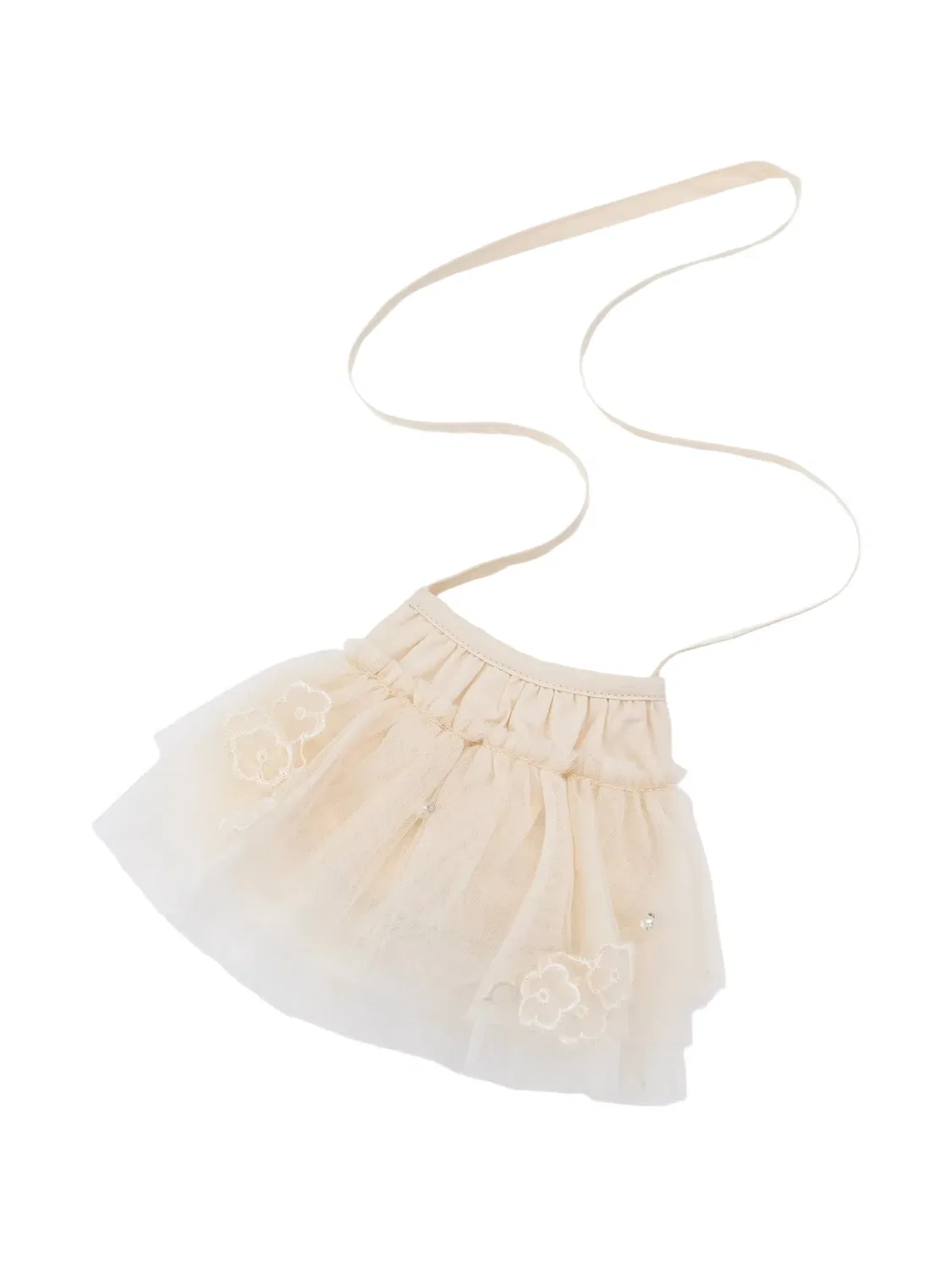 Декорированное платье Mirelle из тюля Mimi Tutu, нейтральные цвета — фото 3