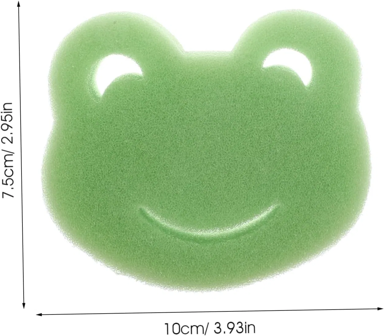 Натуральная губка для ванны, Minkissy, 1 шт., 10x7.5x2 см, Green — фото 2