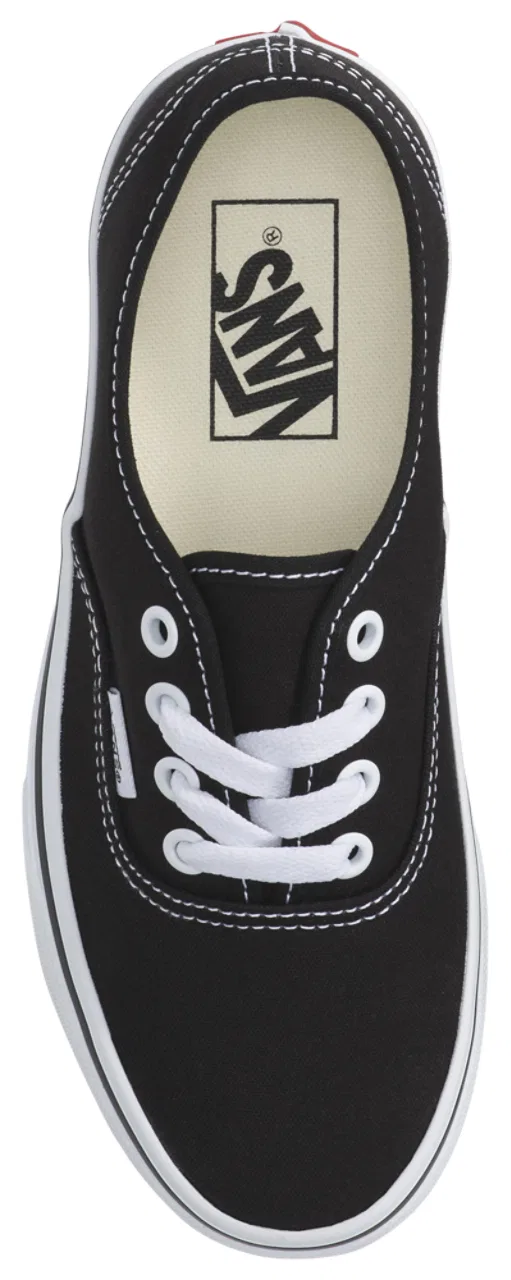 Кроссовки для мальчиков Authentic Vans, черный/белый — фото 4