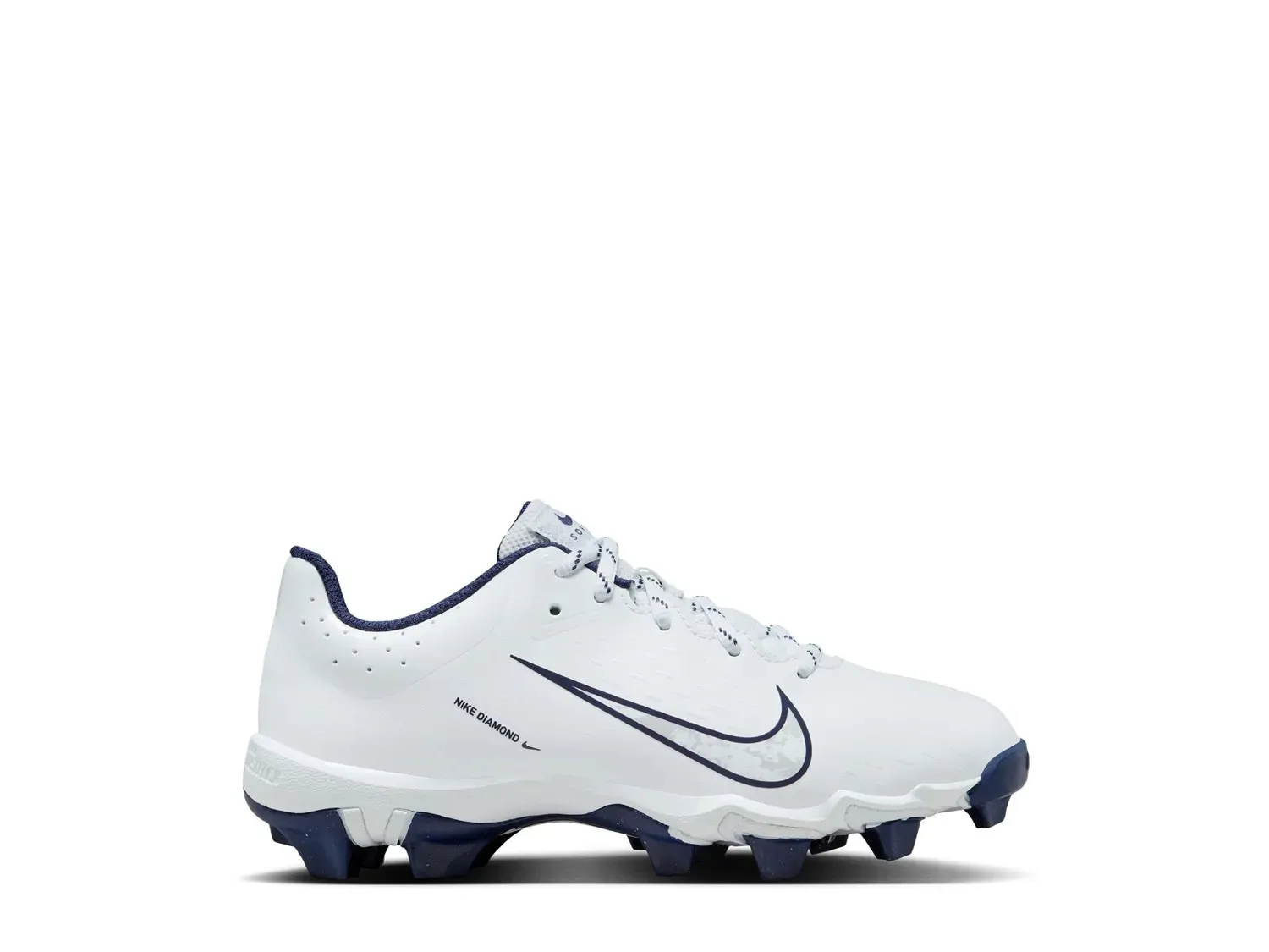 

Бутсы для бейсбола Nike Hyperdiamond 4 Keystone GG — детские, белые/темно-синие