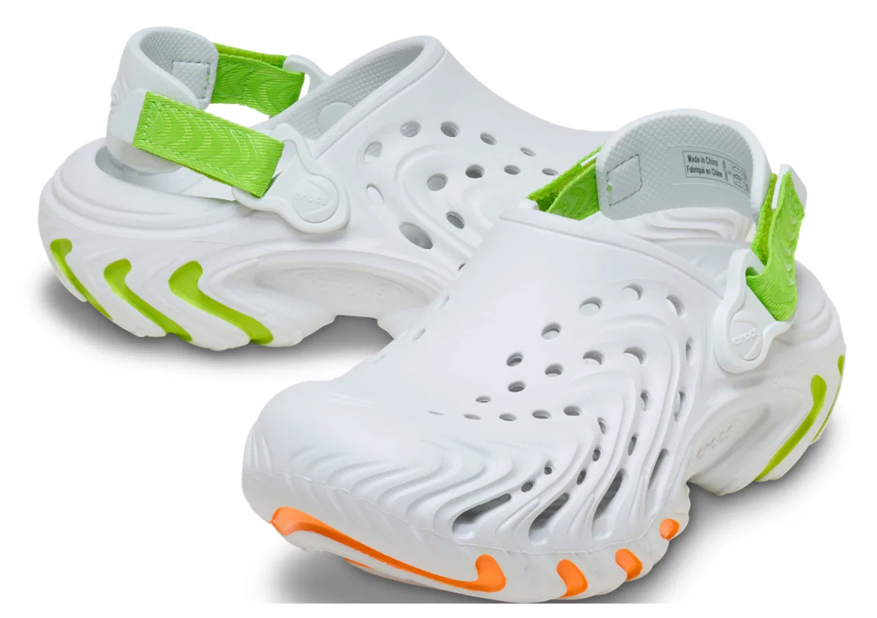 Детские сабо для мальчиков с вентиляцией Echo II, Crocs, Grey Moon Burst — фото 2