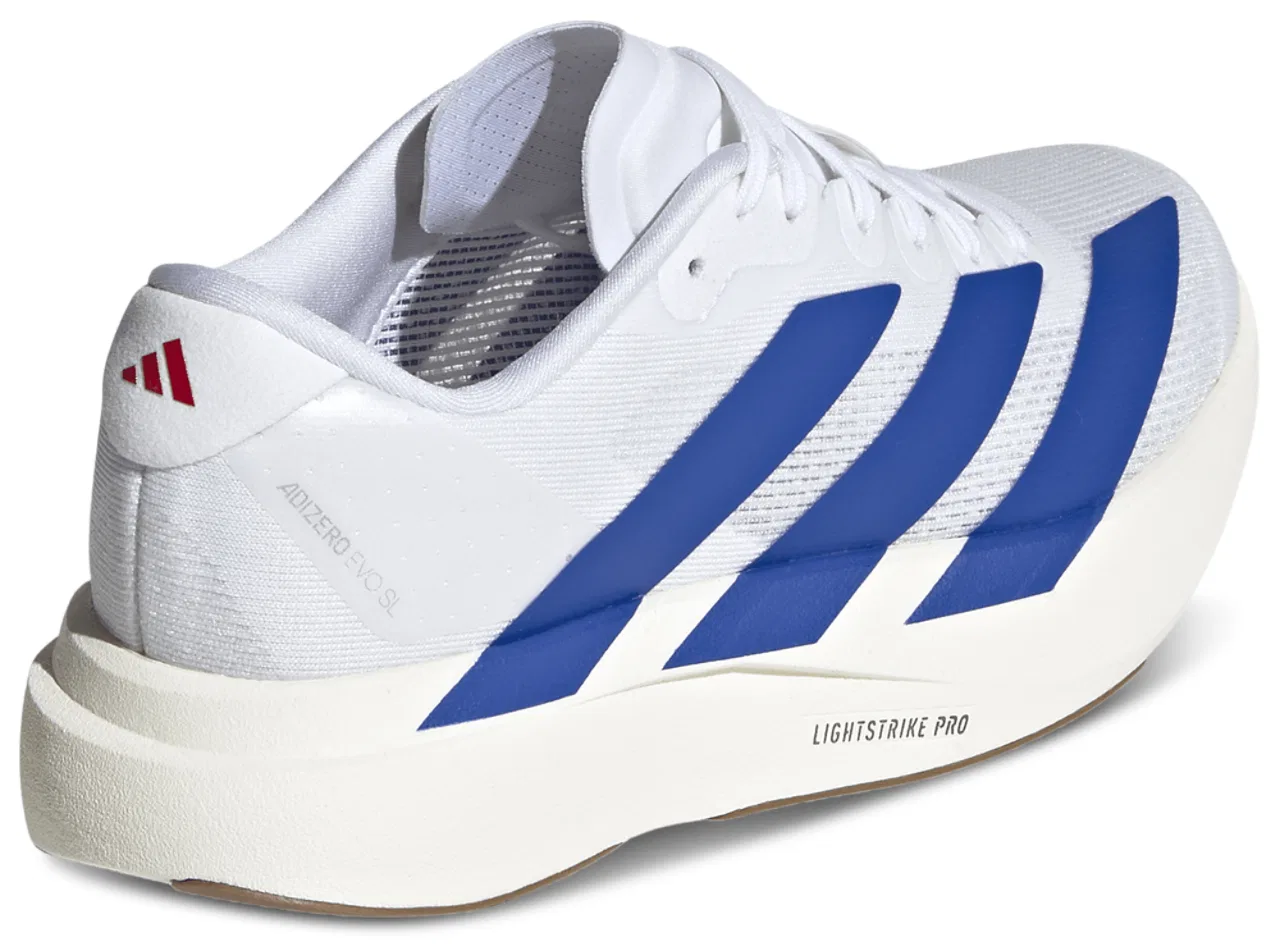 Кроссовки для мальчиков Adizero Evo SL Adidas, цвет White/Royal — фото 3