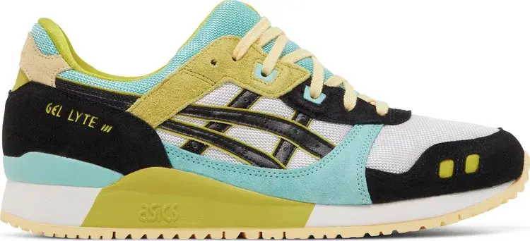

Кроссовки gel lyte 3 og 'moss green blue' Asics, белый
