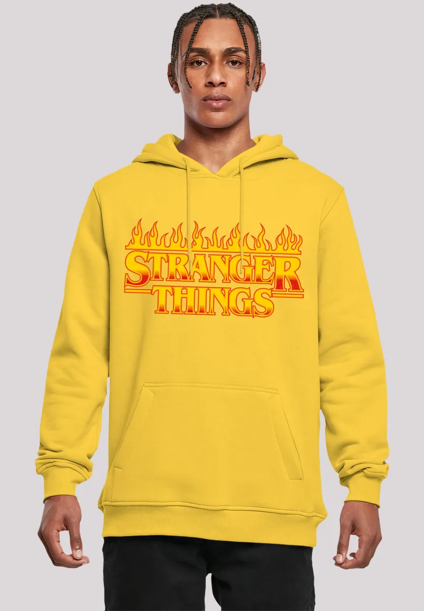 

F4NT4STIC Толстовка "Stranger Things Fire Logo Women Netflix TV Series", премиум качество, цвет Ta X I Yellow