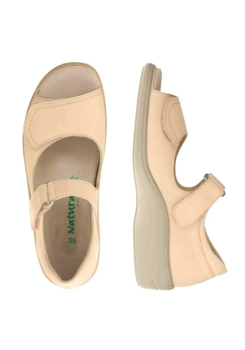 Сандалии Natural Feet "Tunis" с амортизирующей подошвой из полиуретана, бежевый — фото 4
