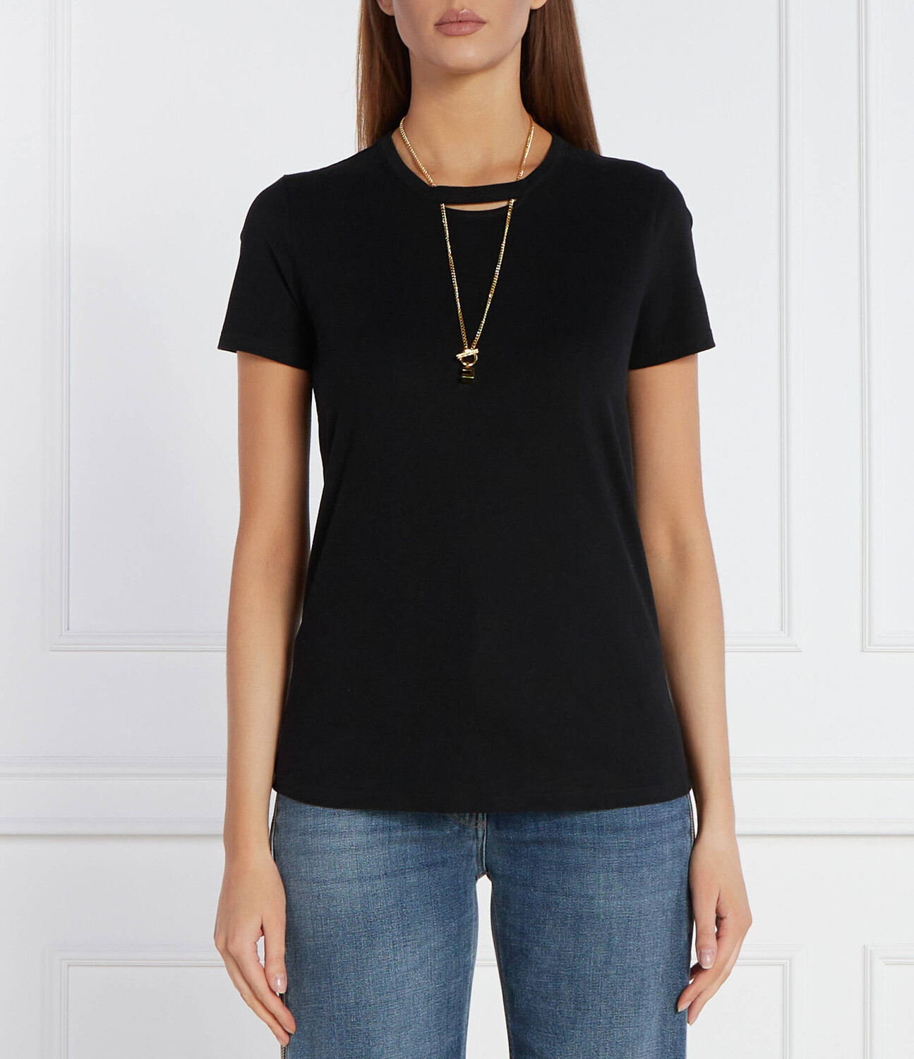 

Футболка Elisabetta Franchi Regular Fit, черный