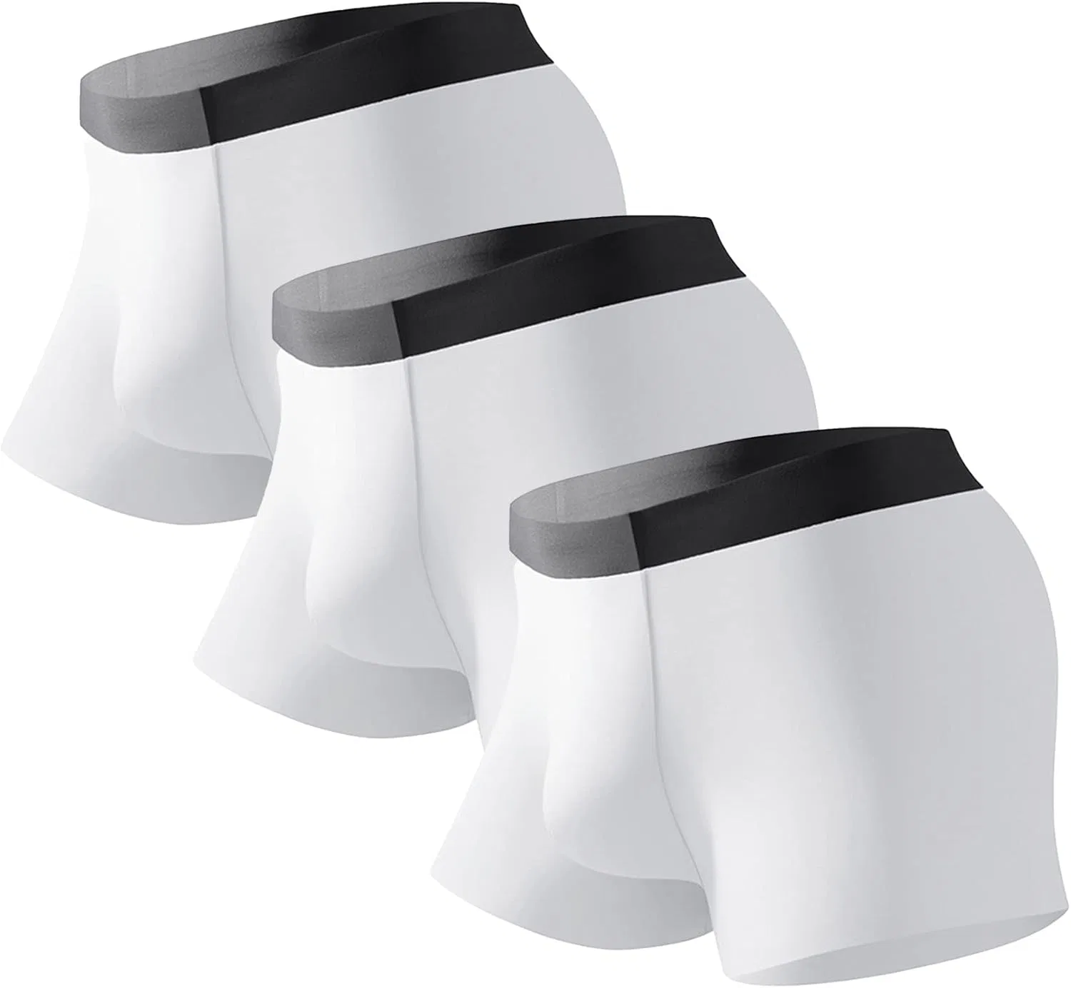 Боксеры, athletic trunks, White20-3pc
