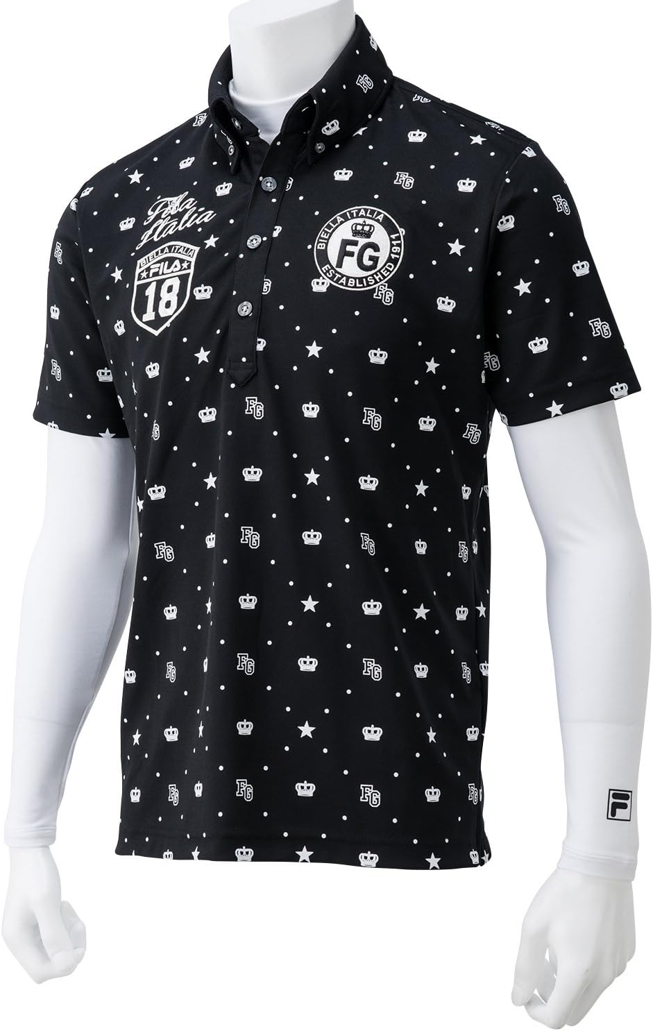 

Мужская рубашка для гольфа Fila Golf 784500, черный