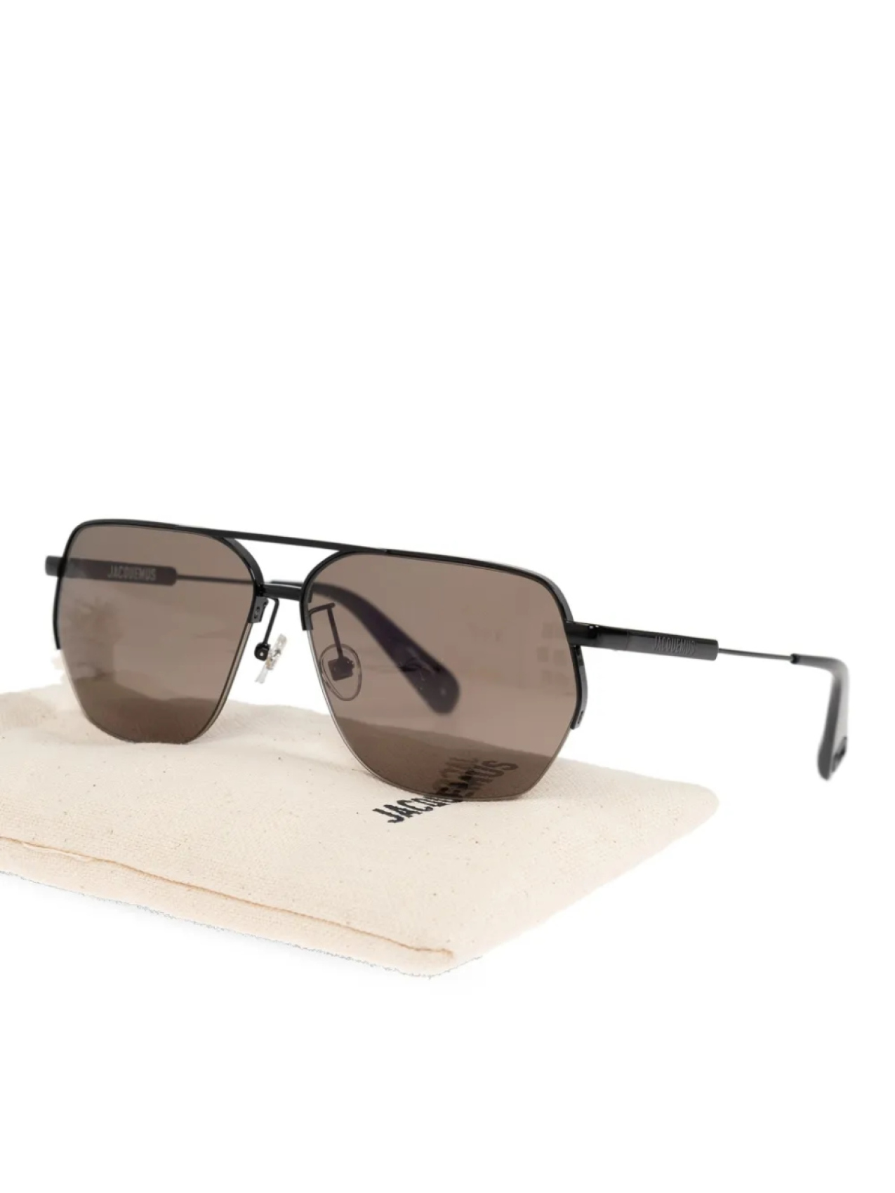 Солнцезащитные очки JAC67 Jacquemus, черный — фото 3