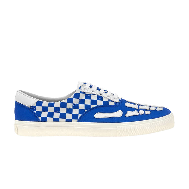 

Кроссовки Amiri Lace-Up 'Skeleton Toe - Blue Checkered', синий