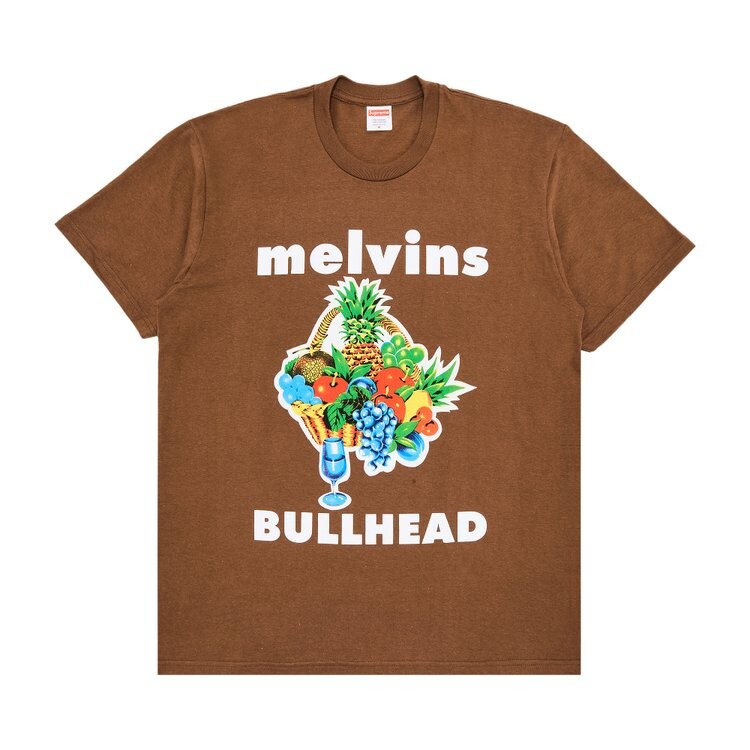 

Футболка Supreme x Melvins Bullhead Tee, коричневый