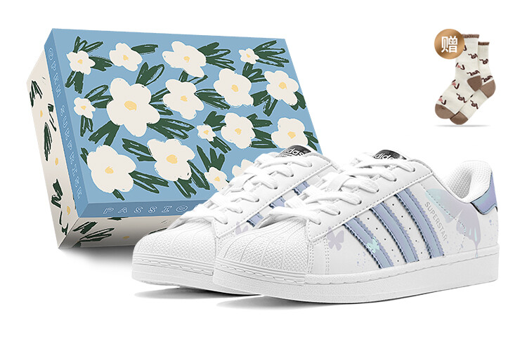Adidas originals Superstar Series Обувь для скейтбординга унисекс, Lavender