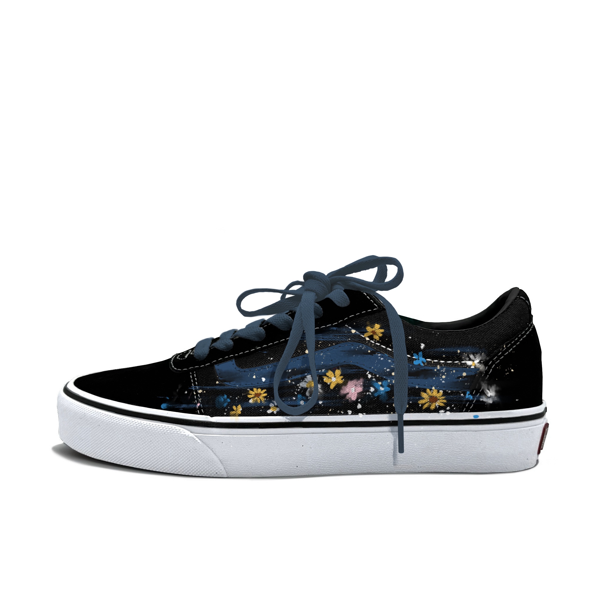 

Vans Низкие износостойкие кроссовки Ward для скейтбординга, мужские, синие