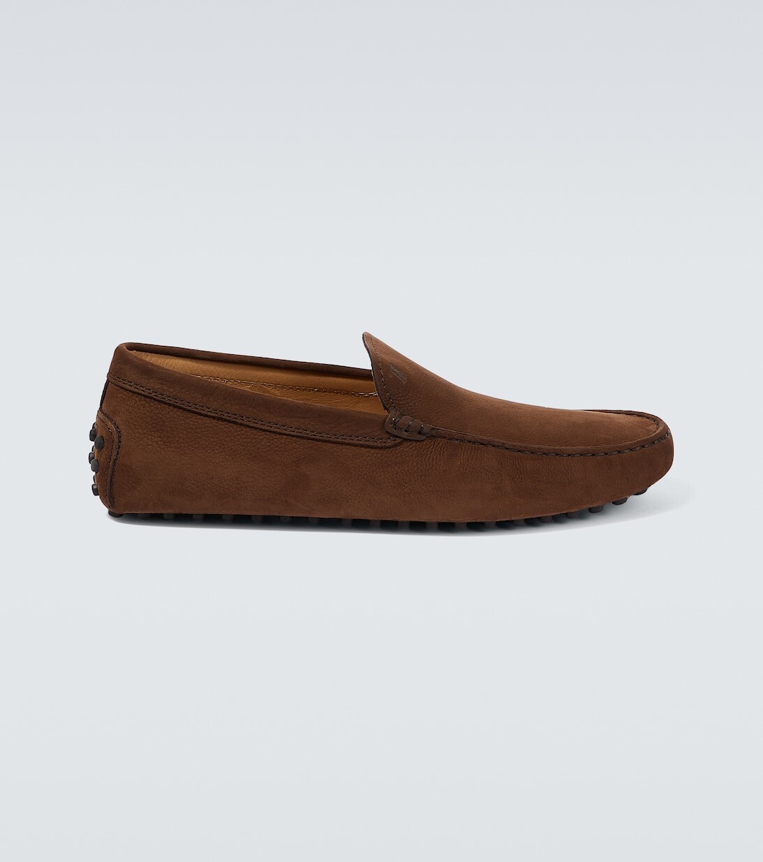 

Замшевые мокасины Gommino Tod's, коричневый