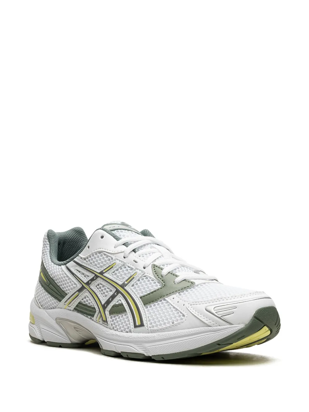 Кроссовки GEL-1130 White/Jade/Yellow ASICS, белый — фото 2
