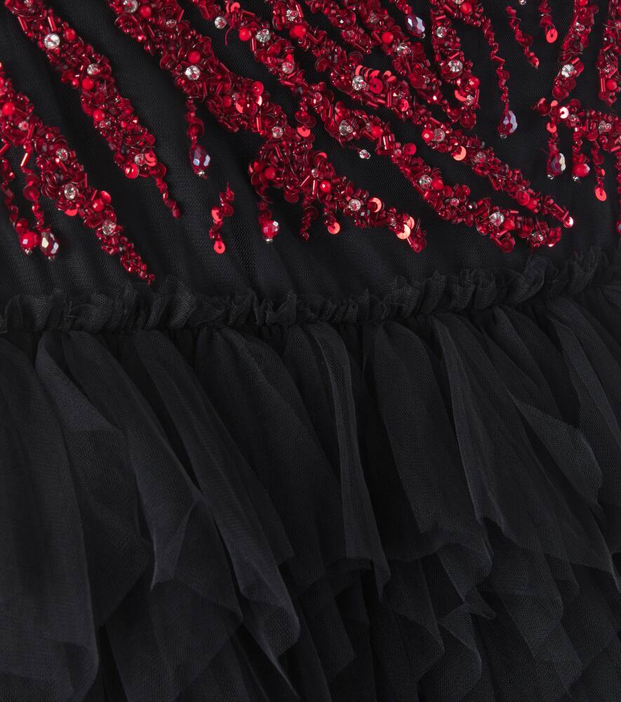 Платье Full Moon Frenzy из хлопка и тюля Tutu Du Monde, Black — фото 3