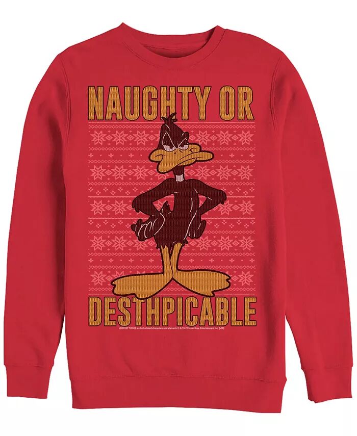 

Мужская толстовка Looney Tunes Daffy Fifth Sun, красный