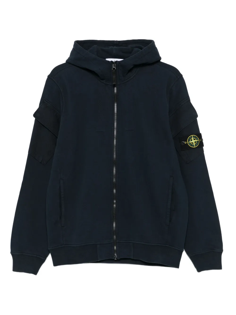 

Толстовка 6100021 на молнии с капюшоном Stone Island, синий
