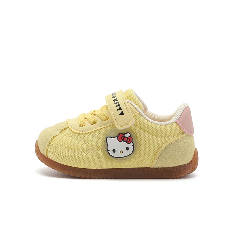 Hello Kitty Hello Kitty устойчивые к истиранию легкие амортизирующие дышащие кроссовки Sanrio, желтый