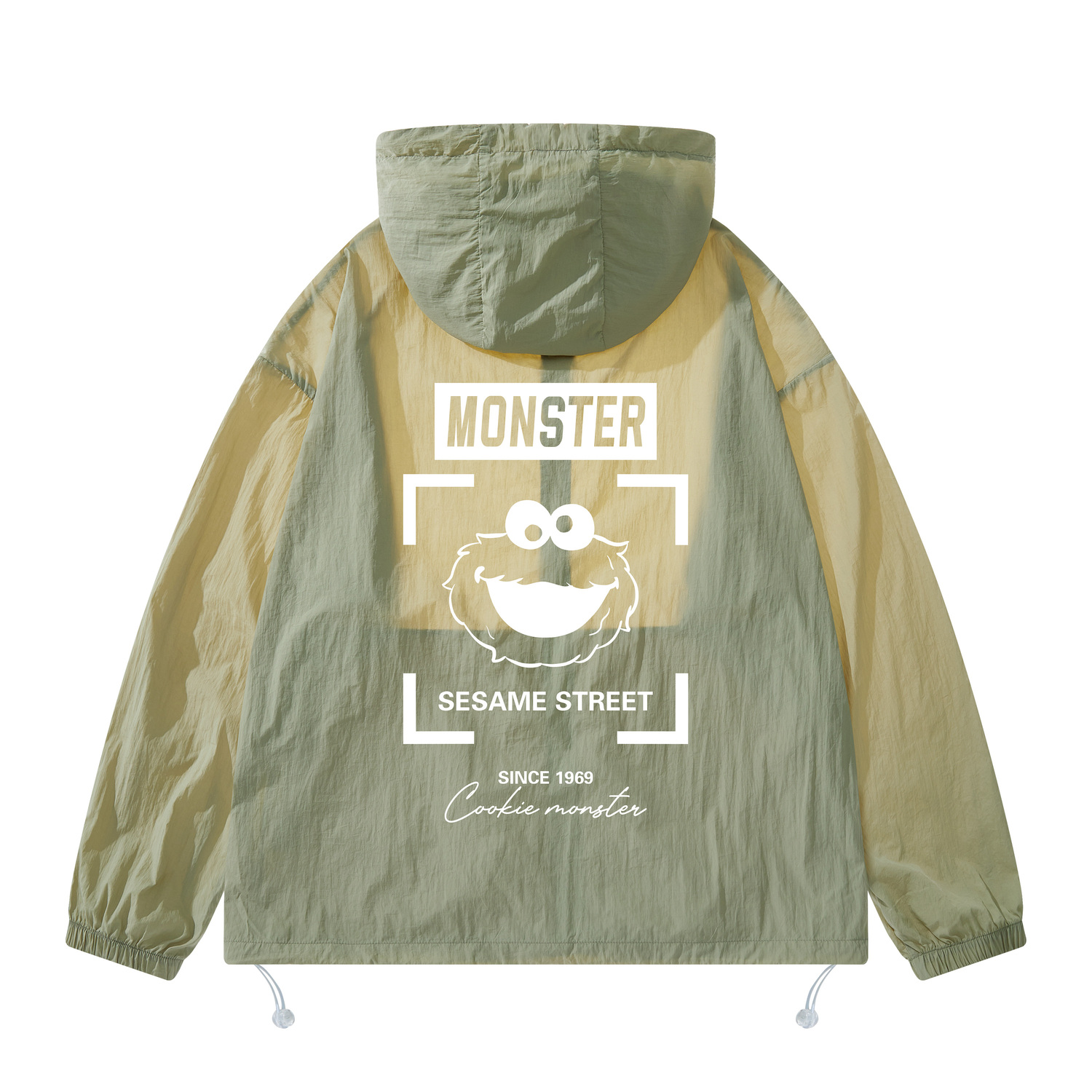 

SESAME STREET Ветрозащитная одежда с защитой от ультрафиолета унисекс, Gray Green