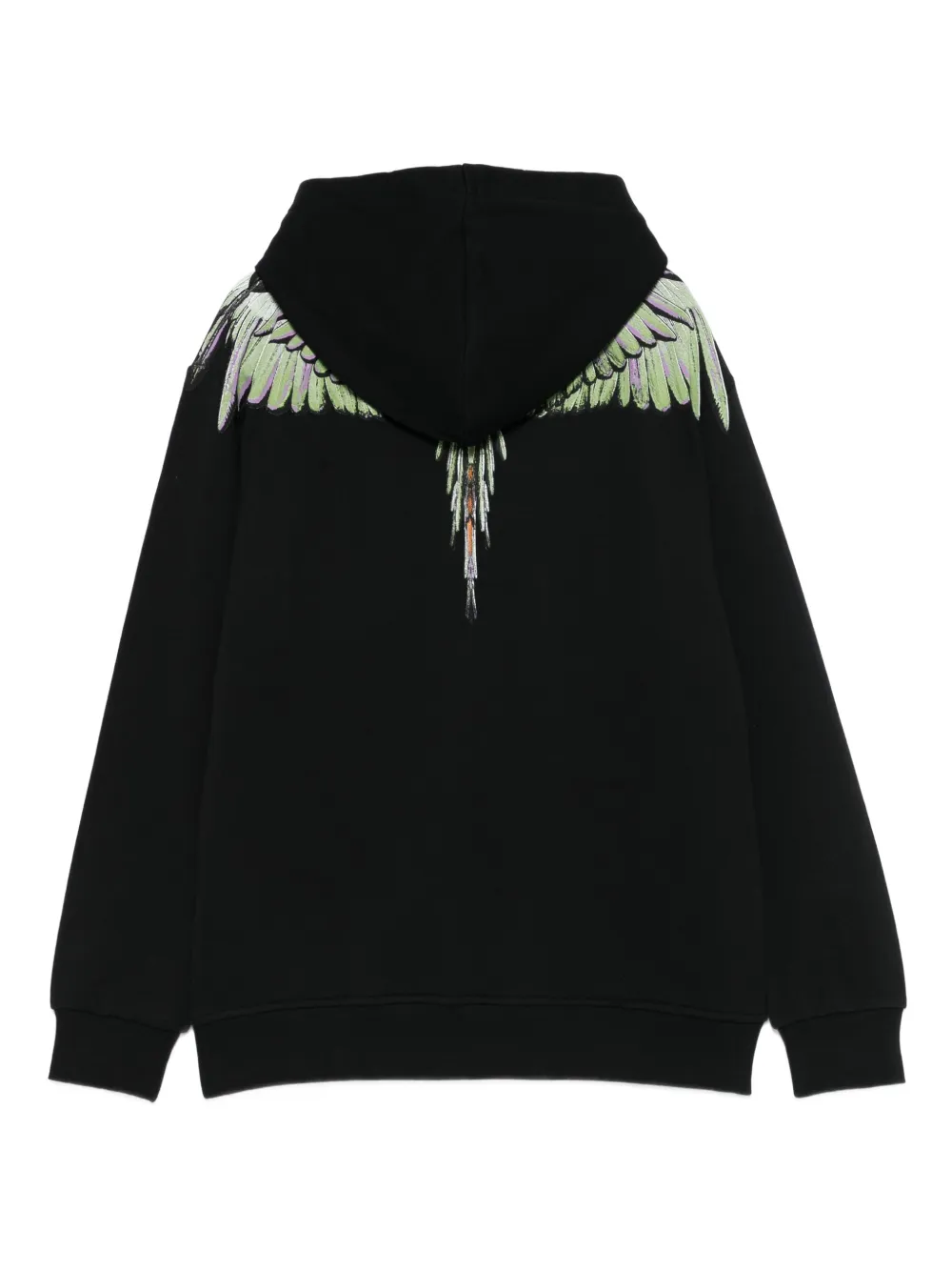 Худи с принтом крыльев Marcelo Burlon County Of Milan Kids, черный — фото 2
