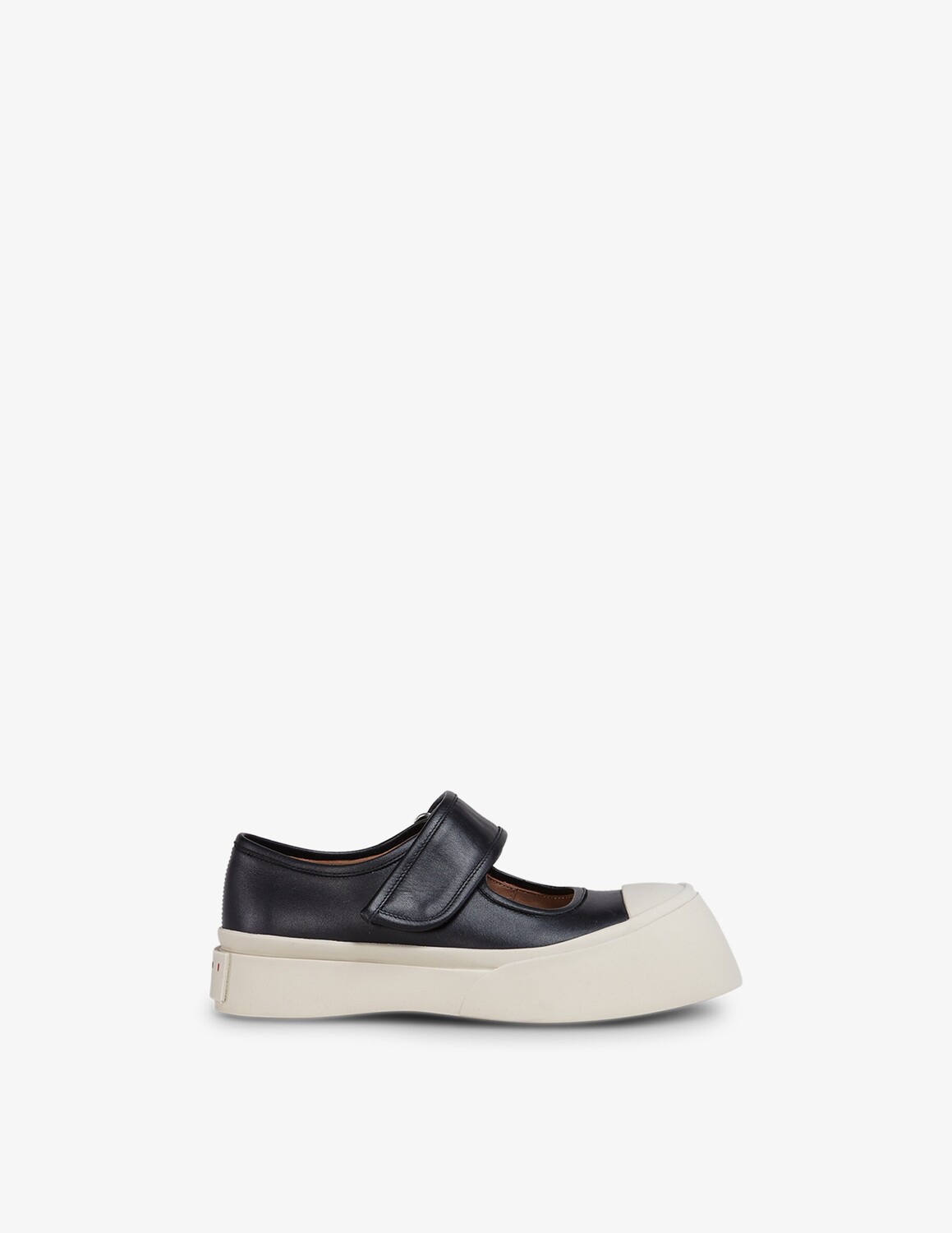 

Кожаные кроссовки Marni, черный