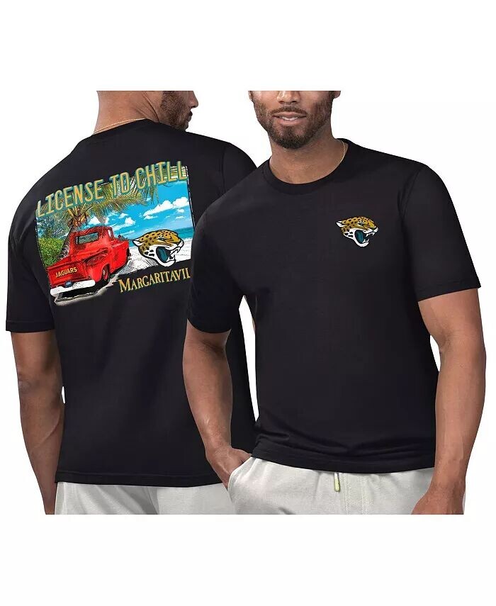 

Мужская черная футболка Jacksonville Jaguars с лицензией на охлаждение Margaritaville, черный
