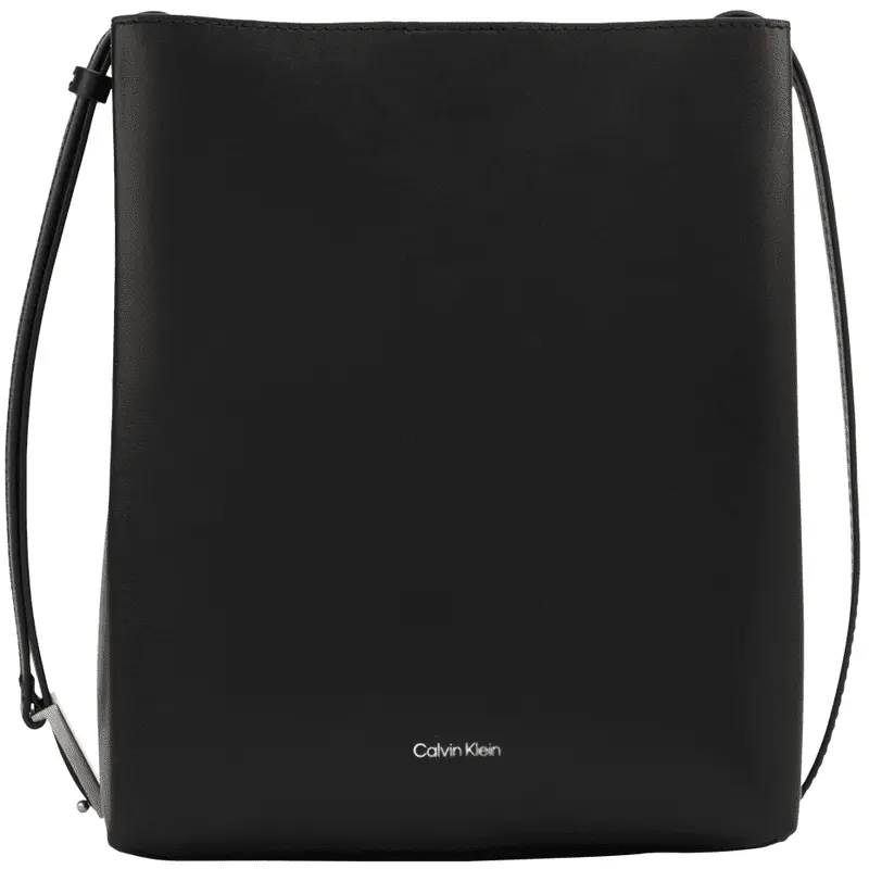 

CALVIN KLEIN Квадратная сумка из коровьей кожи Бумажная сумка для покупок Сумка через плечо для женщин Космический черный, BAE-Space Black