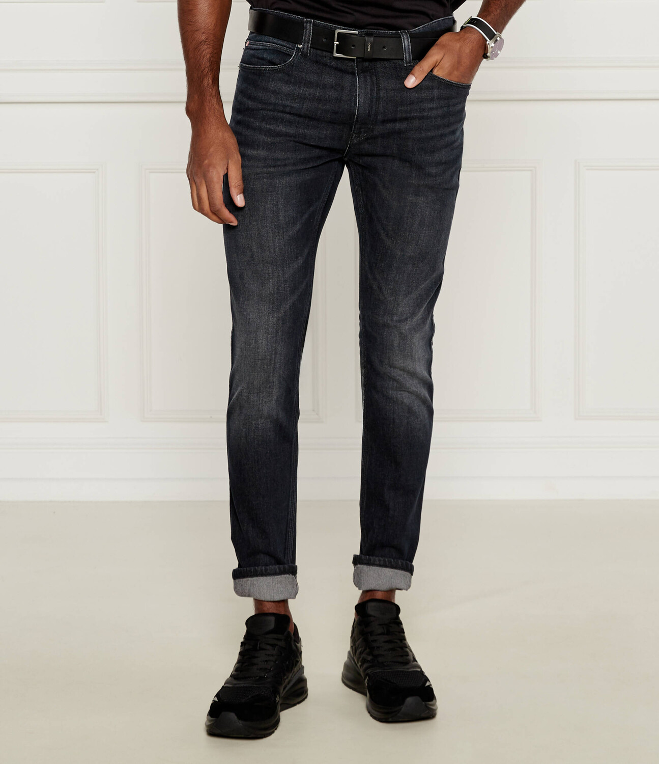 

Джинсы HUGO 734 Extra slim fit, черный