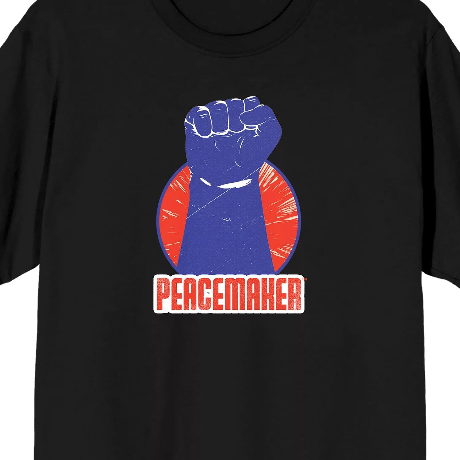 

Мужская футболка Peacemaker со сжатыми кулаками Licensed Character
