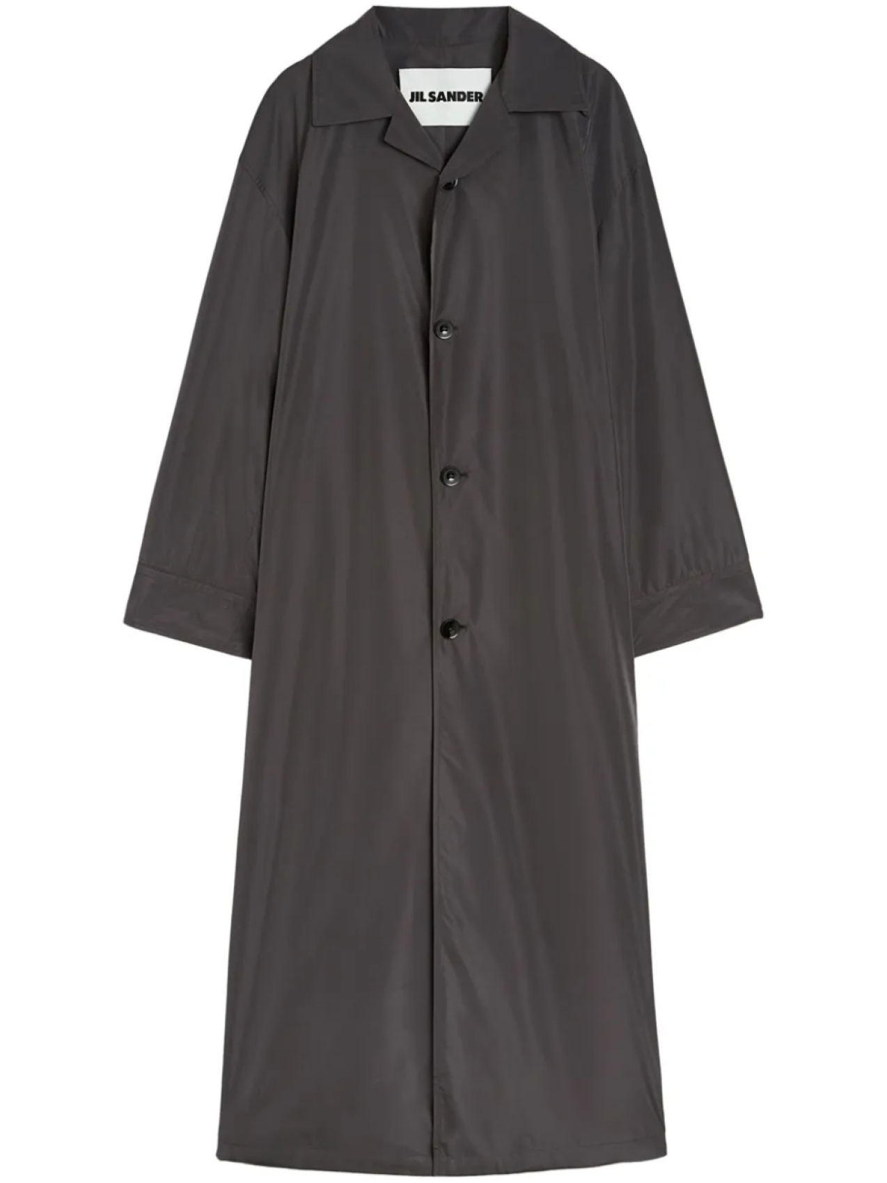 

Однобортное пальто Jil Sander, коричневый