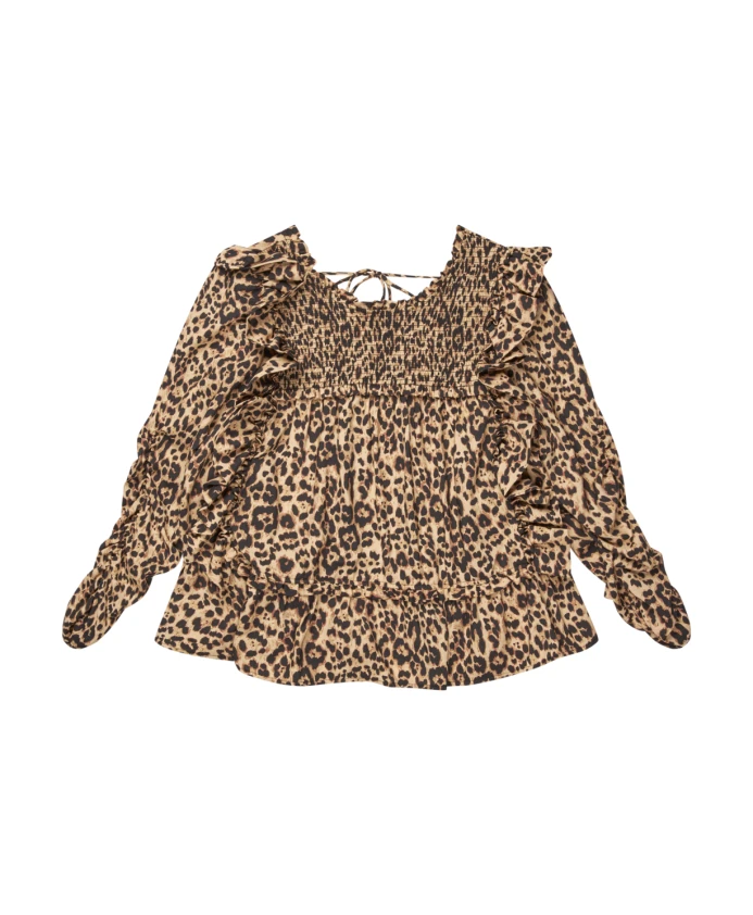 

Женственная блузка с элегантными деталями. Munthe, коричневый