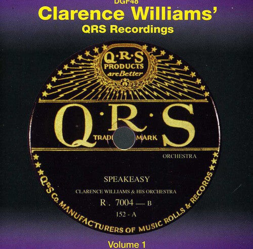 

CD диск Williams, Clarence: QRS Recordings, Vol. 1