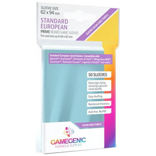 

Карточная игра Gamegenic Prime Sleeves: Standard European