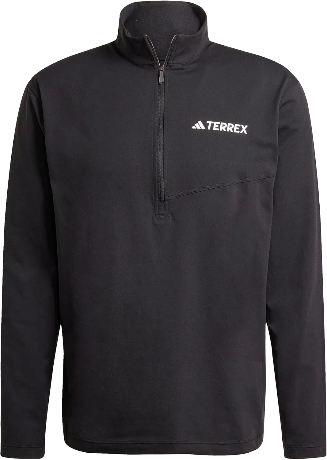 Мужская футболка с полузастежкой adidas Terrex, черный