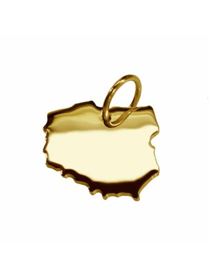 

Schmuckador Кулон с изображением карты Польши из цельного желтого золота 333 пробы