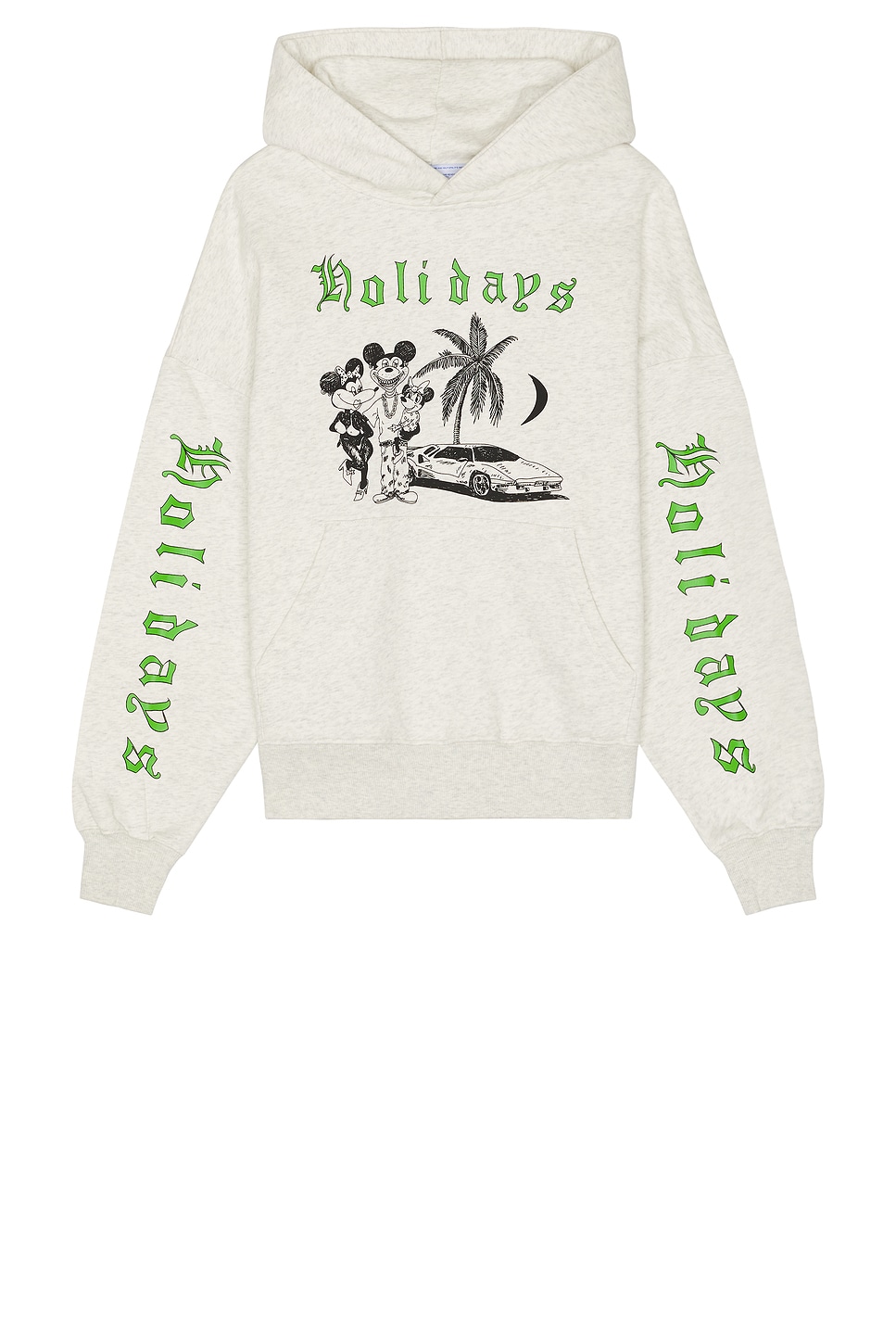

Толстовка с капюшоном Holidays Jungles, grey