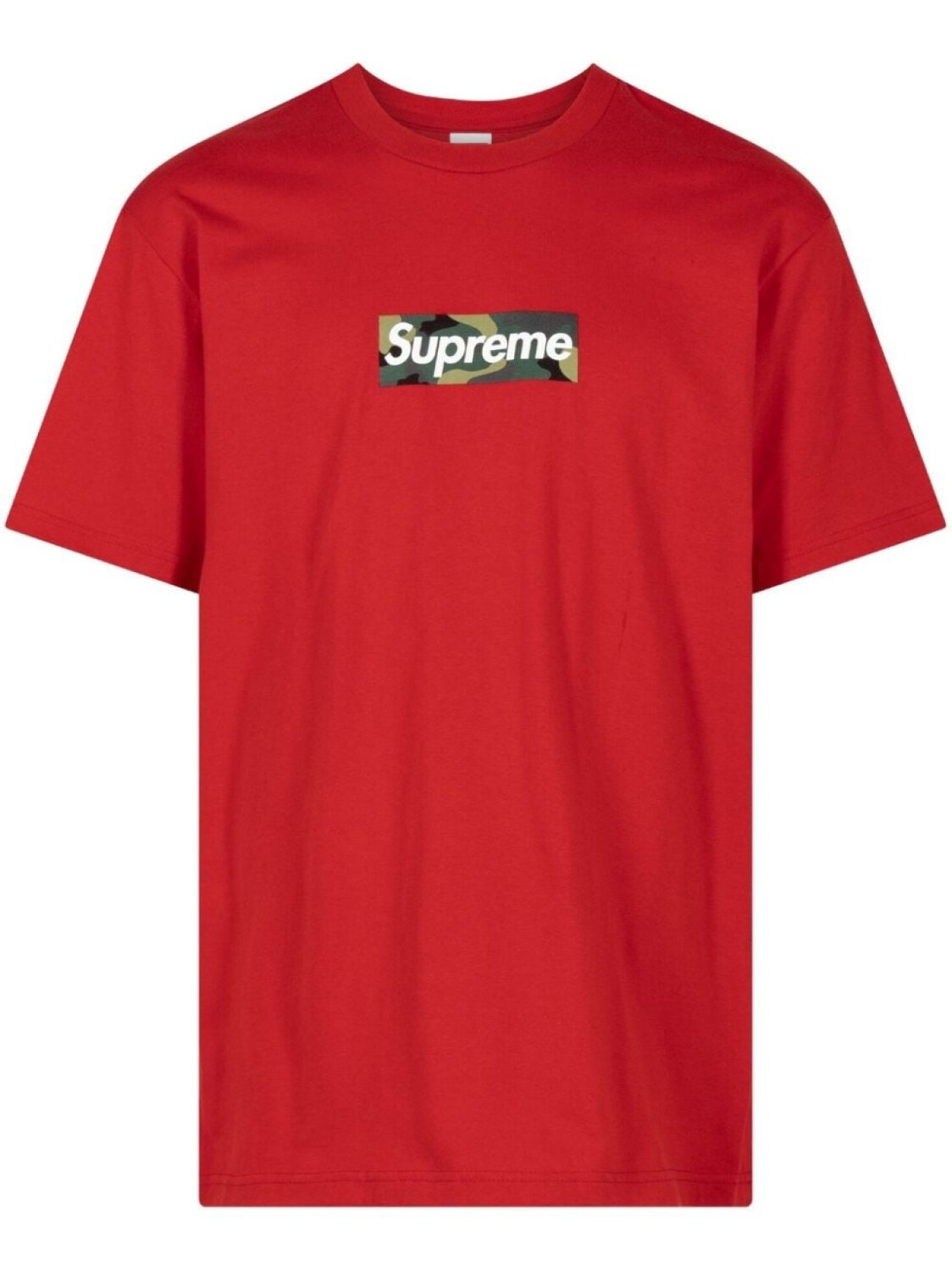

Supreme футболка с логотипом, красный