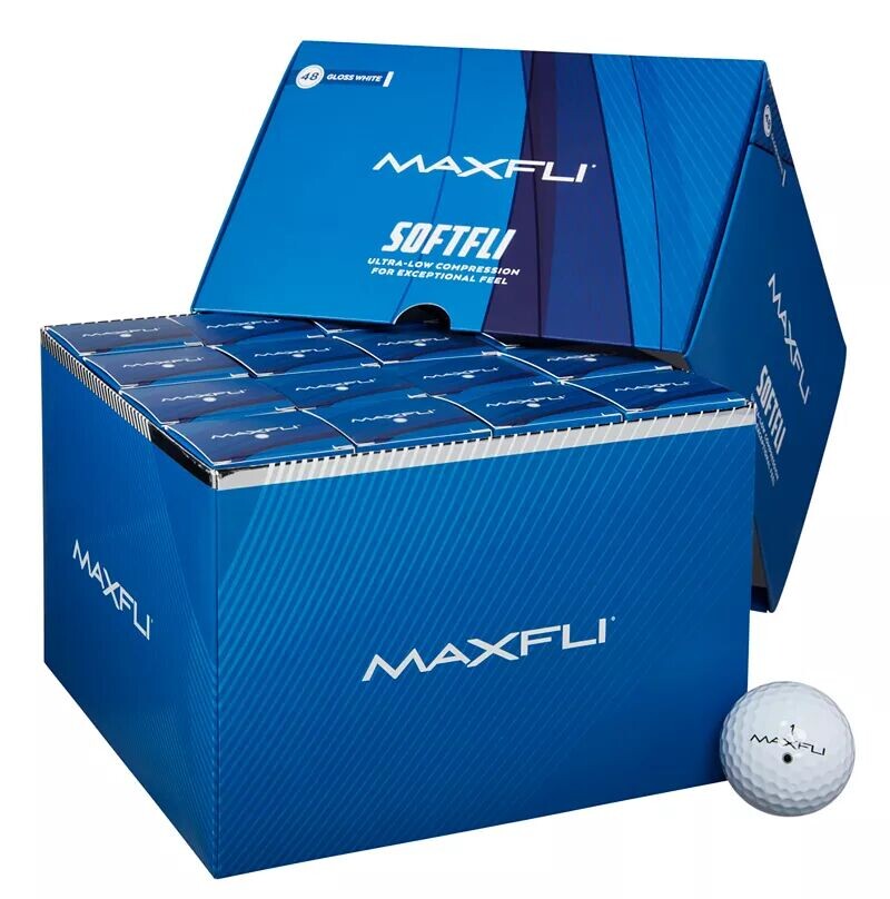

Мячи для гольфа Softfli Maxfli 2023 — 48 шт., белый