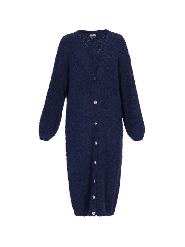 

Женский кардиган темно-синего цвета DreiMaster Vintage