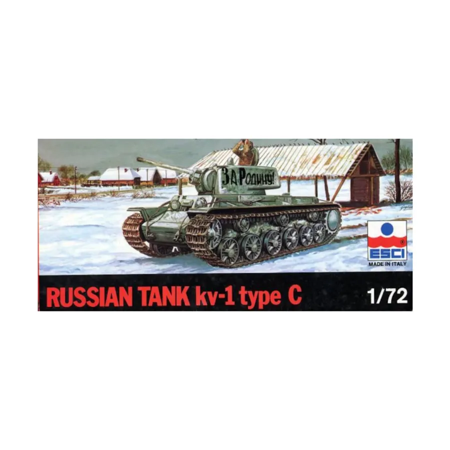 

Русский танк - КВ-1 Тип С, Plastic Military Figures (1:72) (ESCI)