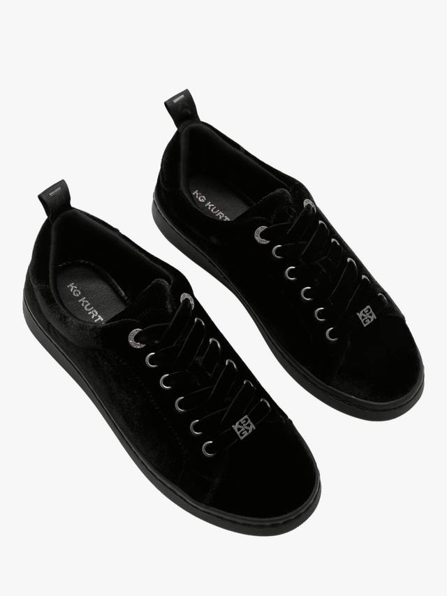 Liza Velvet шнурованные кроссовки KG Kurt Geiger, Black — фото 3