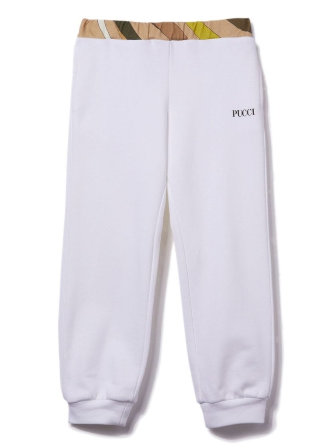 

PUCCI Junior спортивные брюки с логотипом, белый